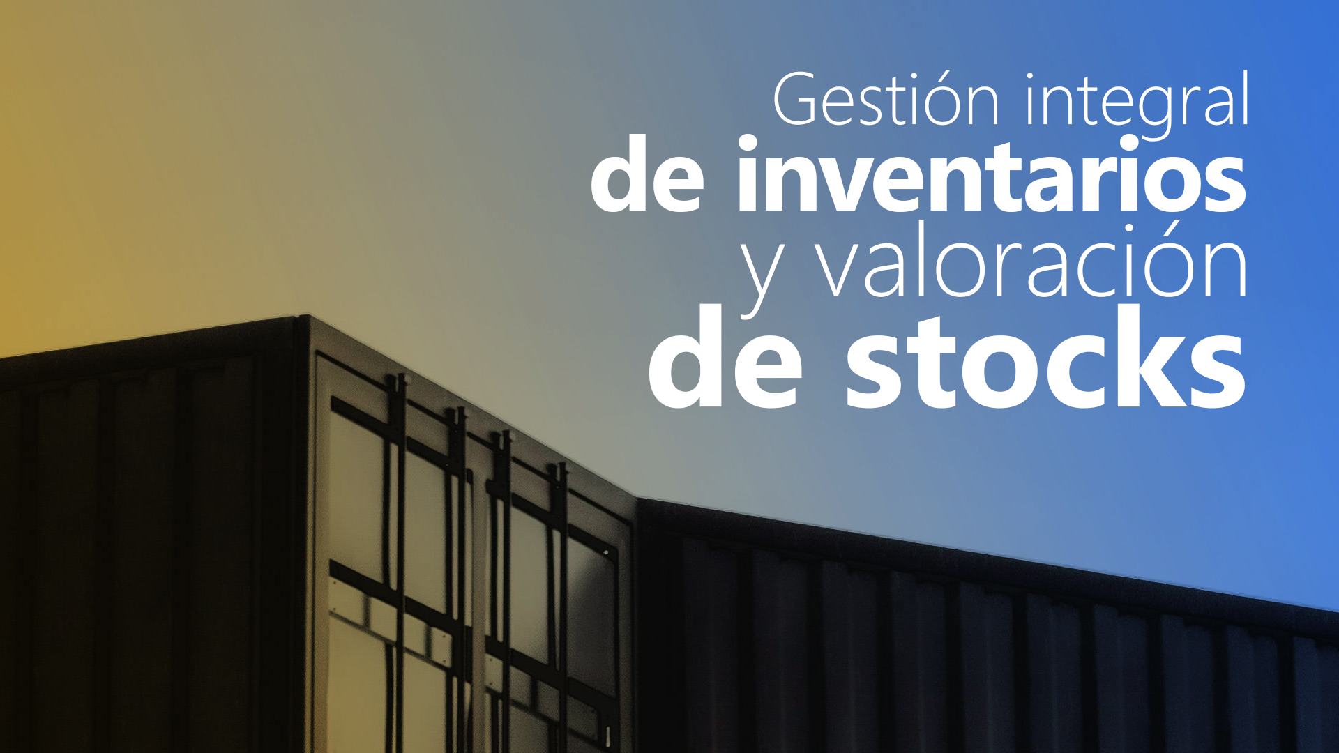 Curso de Gesti&oacute;n de inventarios y valoraci&oacute;n de stocks